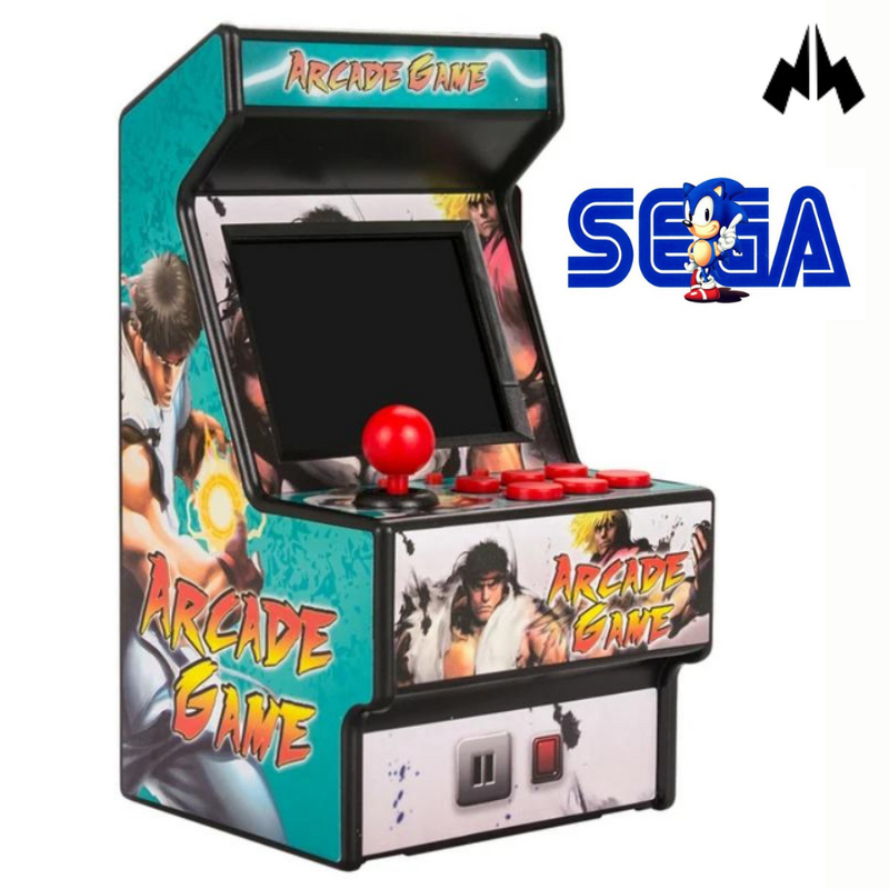 Mini Fliperama c/ + 150 Jogos Retrô SEGA - Eletro Diversos