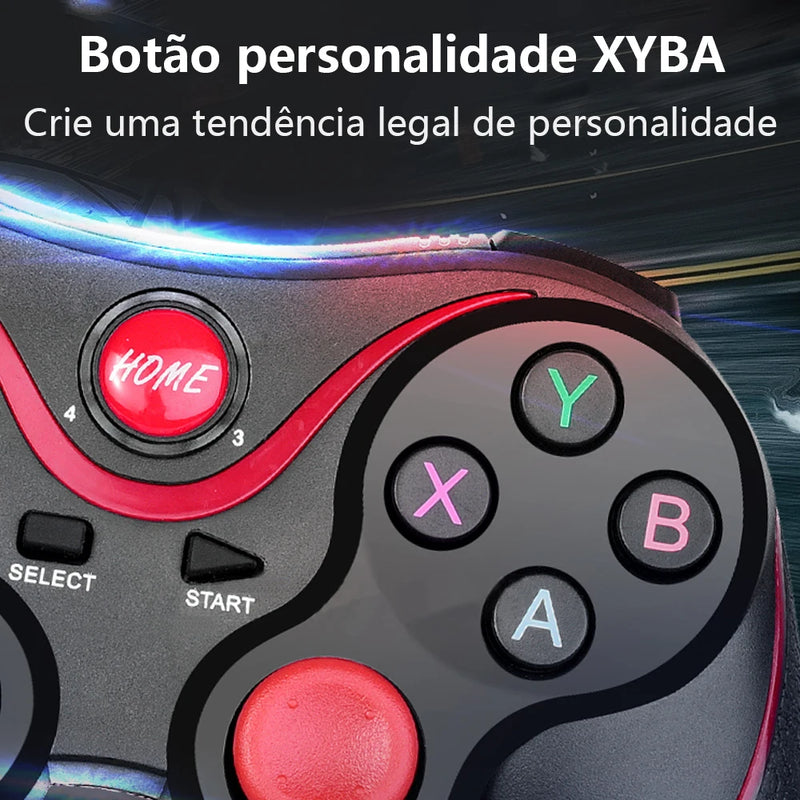 Gamepad Bluetooth c/ Suporte - Eletro Diversos