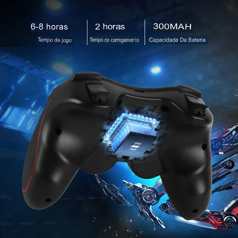 Gamepad Bluetooth c/ Suporte - Eletro Diversos